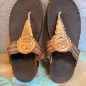 Brown & Bronze FitFlops~Women’s Size 8~EUC
